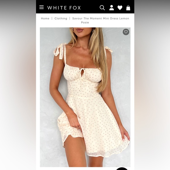 Brand new White Fox dress with tags. - Picture 3 of 3